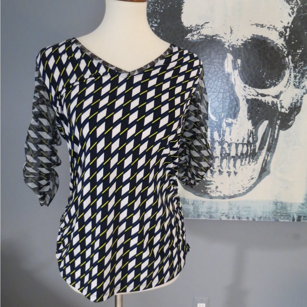 DKNY Puff Sleeved Blouse